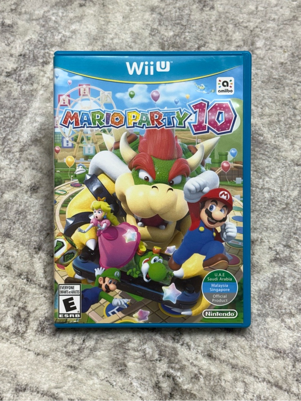 Nintendo Mario Party 10 Wii U Video Game CD